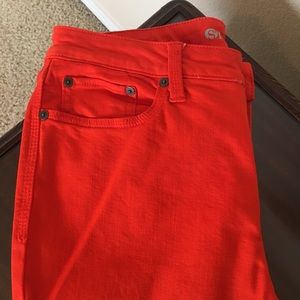 Vibrant Orange Jeans